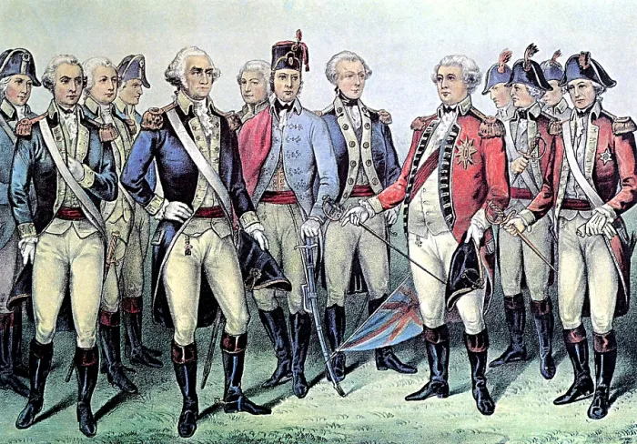 Framed Print : Surrender of Lord Cornwallis, 1781 Framed Print : Surrender of Lord Cornwallis, 1781