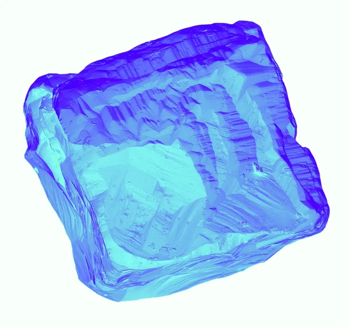Framed Print : Synthetic Diamond, scanning electron micrograph Framed Print : Synthetic Diamond, scanning electron micrograph