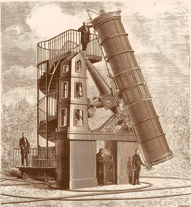 Framed Print : Telescope at the Paris Obervatory