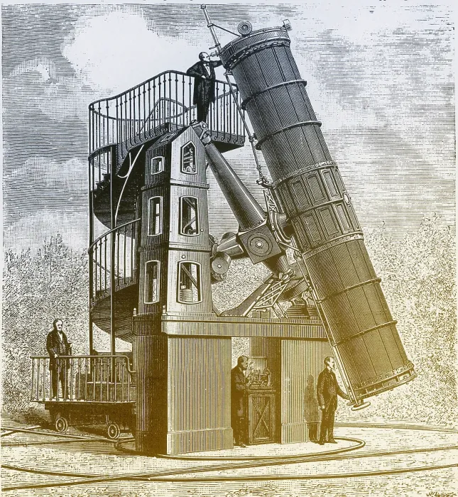 Framed Print : Telescope at the Paris Observatory Framed Print : Telescope at the Paris Observatory