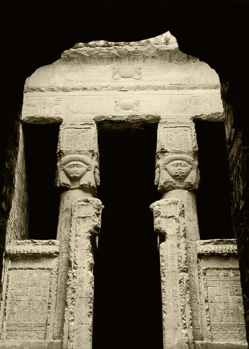 Framed Print : Temple of Hathor Framed Print : Temple of Hathor