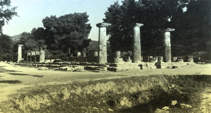 Framed Print : Temple of Zeus, Olympia, Greece