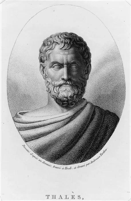 Framed Print : Thales of Miletus, Sage of Greece