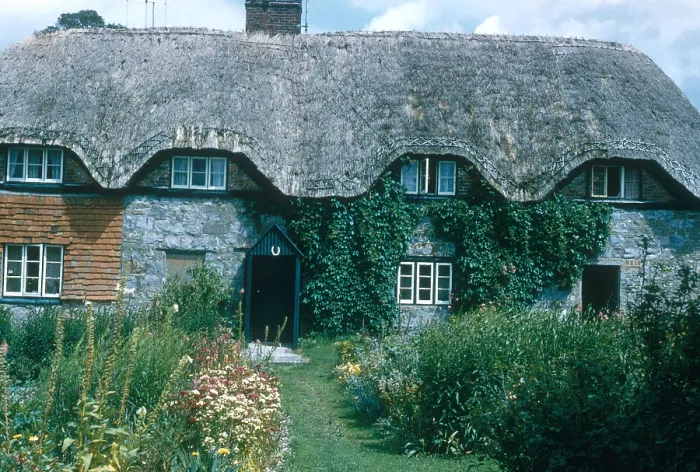 Framed Print : Thatched Roof, England Framed Print : Thatched Roof, England
