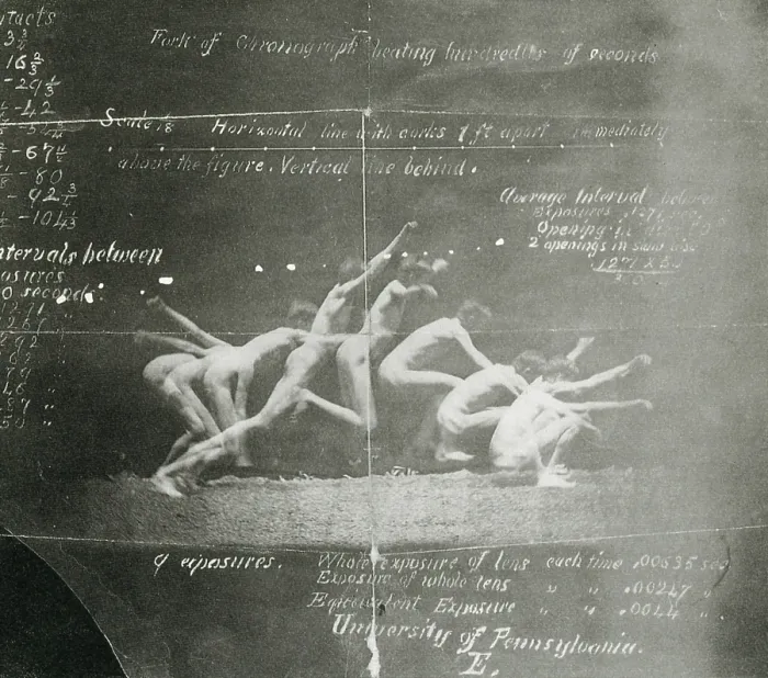 Framed Print : Thomas Eakins's History of a Jump Framed Print : Thomas Eakins's History of a Jump