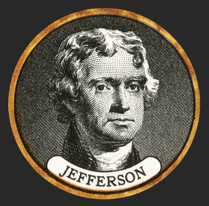 Framed Print : Thomas Jefferson, 3rd American President Framed Print : Thomas Jefferson, 3rd American President