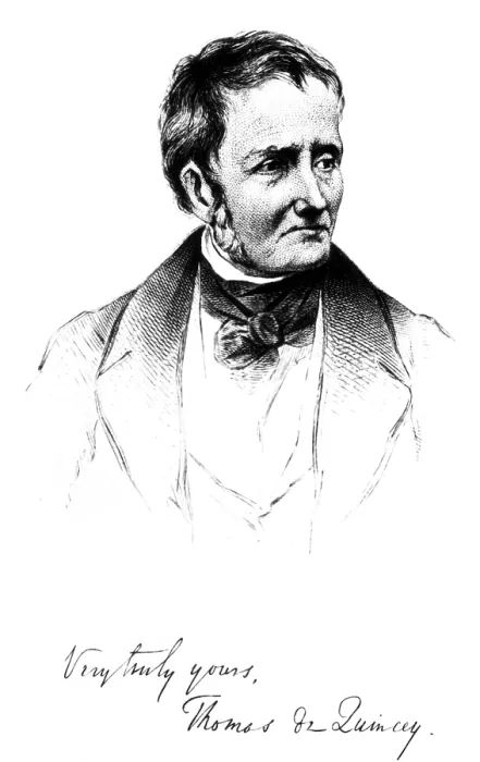 Framed Print : Thomas De Quincey, English Essayist Framed Print : Thomas De Quincey, English Essayist