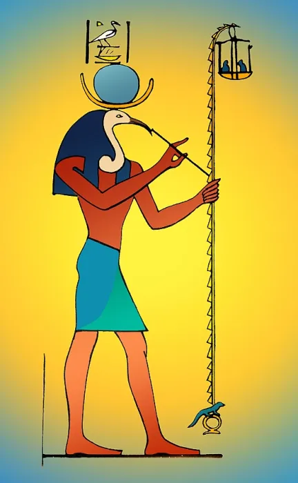 Framed Print : Thoth, Ancient Egyptian God of Wisdom Framed Print : Thoth, Ancient Egyptian God of Wisdom