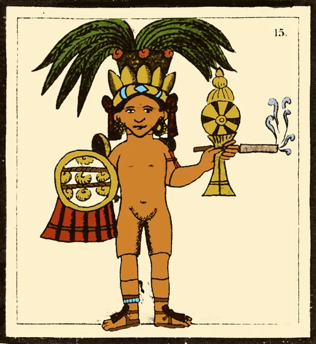 Framed Print : Tobacco In Aztec Ritual, Florentine Codex Framed Print : Tobacco In Aztec Ritual, Florentine Codex