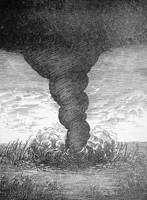 Framed Print : Tornado, 1881