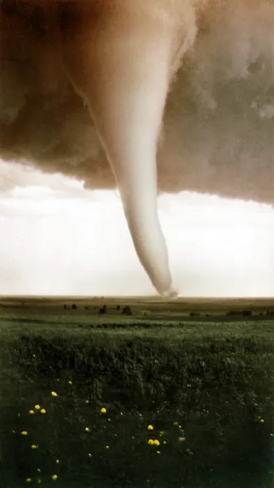 Framed Print : Tornado, Hardtner, KS 1929 Framed Print : Tornado, Hardtner, KS 1929