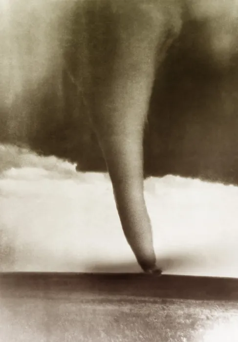 Framed Print : Tornado, Hardtner, KS 1929 Framed Print : Tornado, Hardtner, KS 1929
