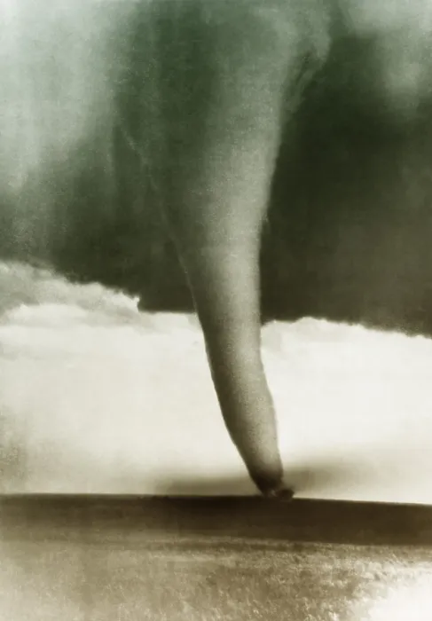 Framed Print : Tornado, Hardtner, KS 1929 Framed Print : Tornado, Hardtner, KS 1929