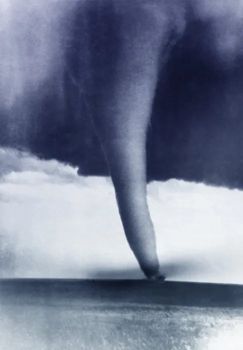 Framed Print : Tornado, Hardtner, KS 1929 Framed Print : Tornado, Hardtner, KS 1929