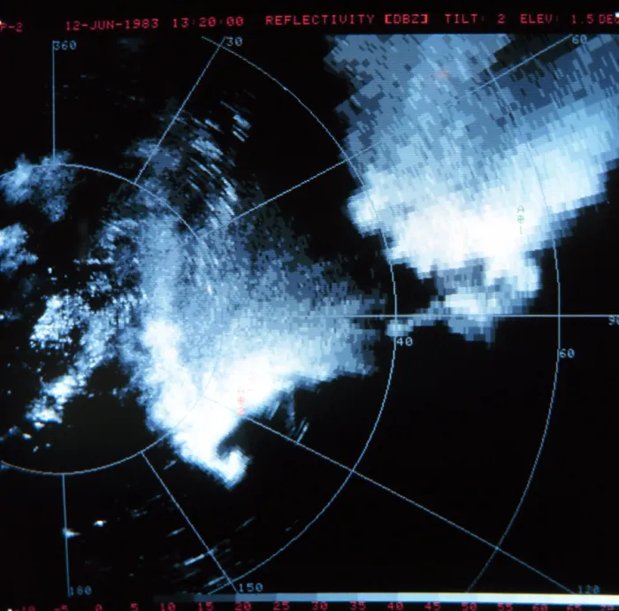 Framed Print : Tornado Hook Echo