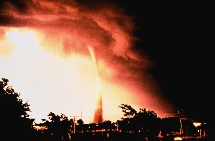 Framed Print : Tornado Sequence, 2 of 4