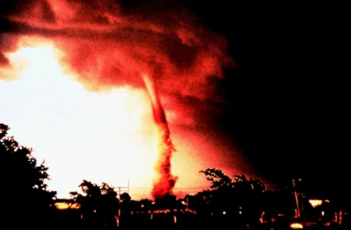 Framed Print : Tornado Sequence, 3 of 4