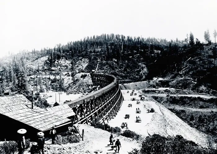 Framed Print : Transcontinental Railroad Framed Print : Transcontinental Railroad
