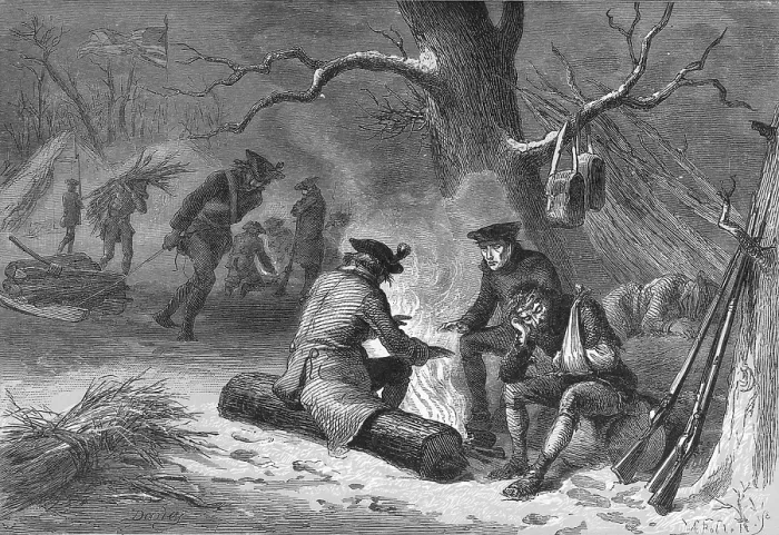 Framed Print : Troops at Valley Forge, 1777-78 Framed Print : Troops at Valley Forge, 1777-78