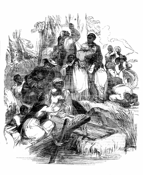 Framed Print : Underground Railroad, Fugitive Slaves Arrive in Canada Framed Print : Underground Railroad, Fugitive Slaves Arrive in Canada