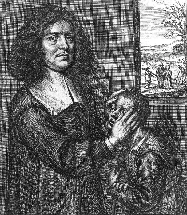 Framed Print : Valentine Greatrakes, Irish Faith Healer Framed Print : Valentine Greatrakes, Irish Faith Healer