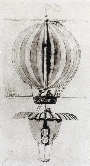 Framed Print : 'Vessels of the Air', 1783 Framed Print : 'Vessels of the Air', 1783