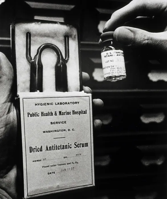 Framed Print : Vials of Tetanus Antitoxin Framed Print : Vials of Tetanus Antitoxin