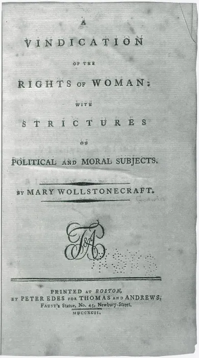 Framed Print : A Vindication of the Rights of Woman, 1792 Framed Print : A Vindication of the Rights of Woman, 1792
