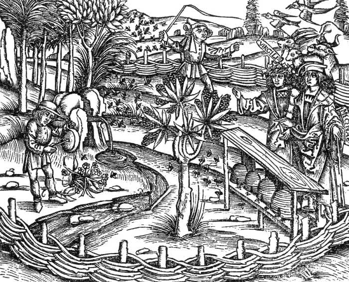 Framed Print : Virgil Shows Maecenas A Bee Paradise Framed Print : Virgil Shows Maecenas A Bee Paradise