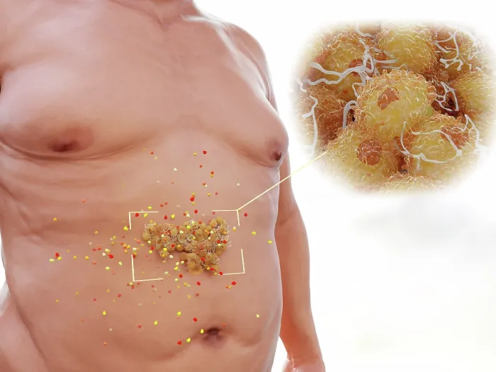 Framed Print : Visceral fat is highly hormonally active