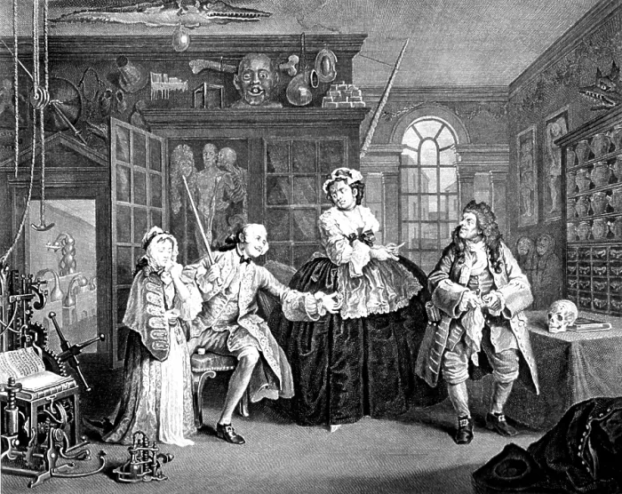 Framed Print : Visit to the Quack Doctor, 1745 Framed Print : Visit to the Quack Doctor, 1745