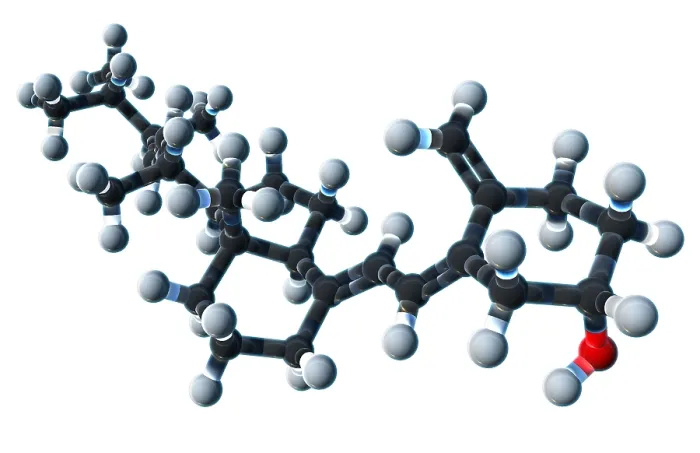 Framed Print : Vitamin D2, Molecular Model Framed Print : Vitamin D2, Molecular Model