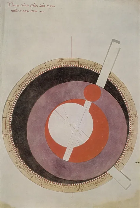 Framed Print : Volvelle Showing Ptolemaic System Framed Print : Volvelle Showing Ptolemaic System