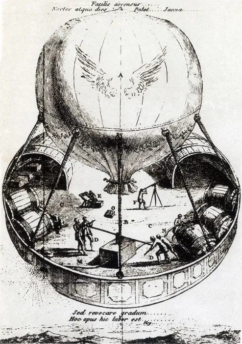 Framed Print : 'Voyage to Other Spheres', 1783 Framed Print : 'Voyage to Other Spheres', 1783