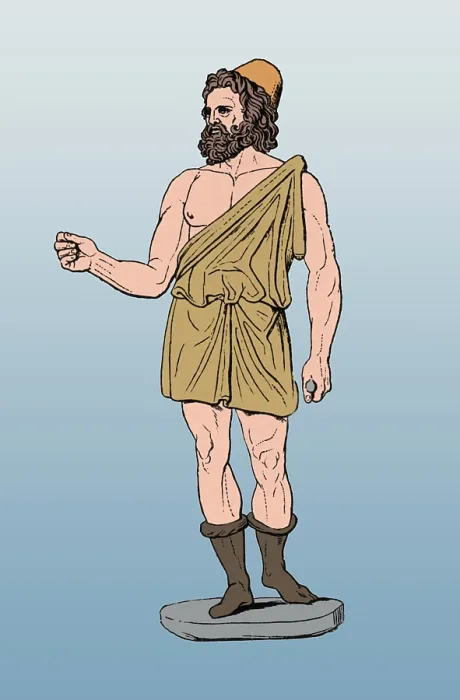 Framed Print : Vulcan, Roman God