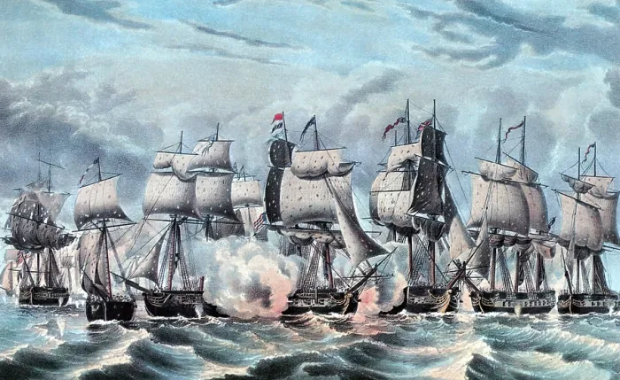 Framed Print : War of 1812, Battle of Lake Erie, 1813 Framed Print : War of 1812, Battle of Lake Erie, 1813