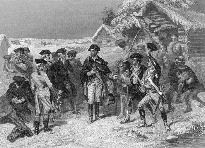 Framed Print : Washington and the Committee of Congress