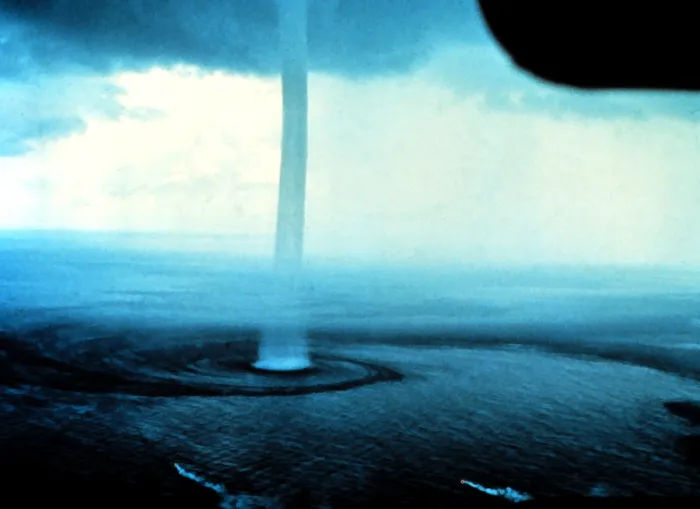 Framed Print : Waterspout, 1969 Framed Print : Waterspout, 1969