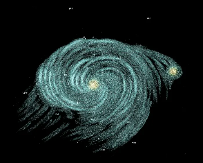 Framed Print : Whirlpool Galaxy, William Parsons, 1850 Framed Print : Whirlpool Galaxy, William Parsons, 1850