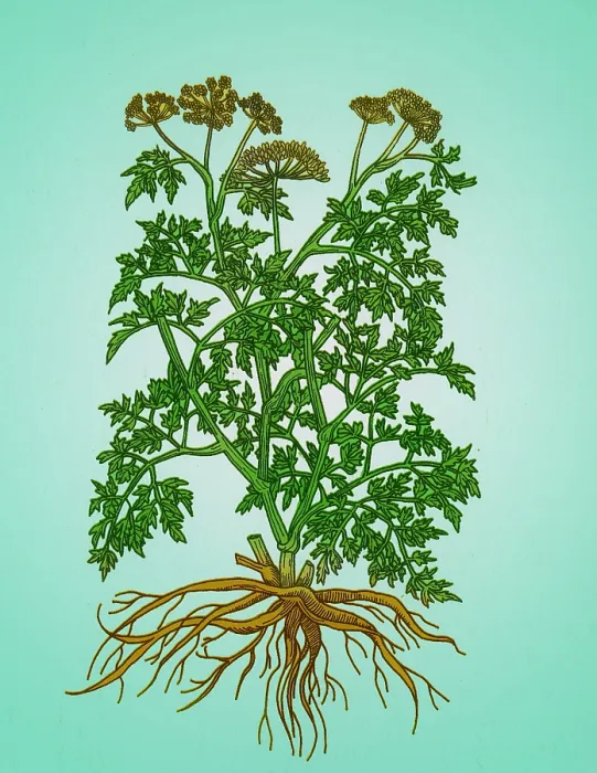 Framed Print : Wild Parsley