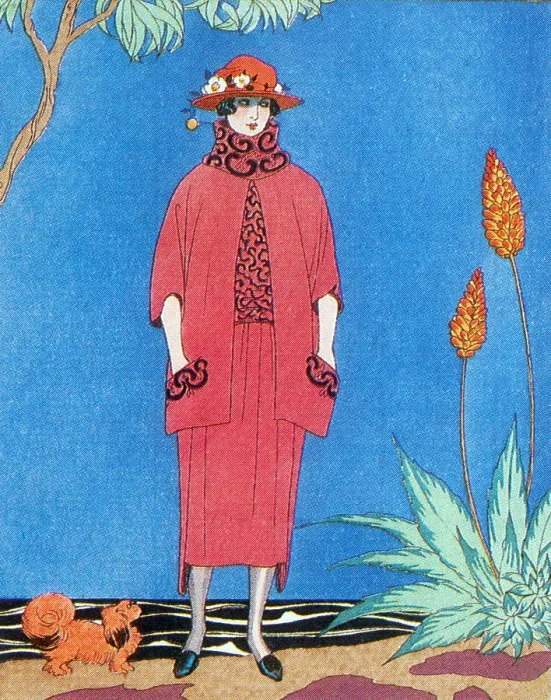 Framed Print : Women's Fashion, George Barbier Pochoir, 1921 Framed Print : Women's Fashion, George Barbier Pochoir, 1921