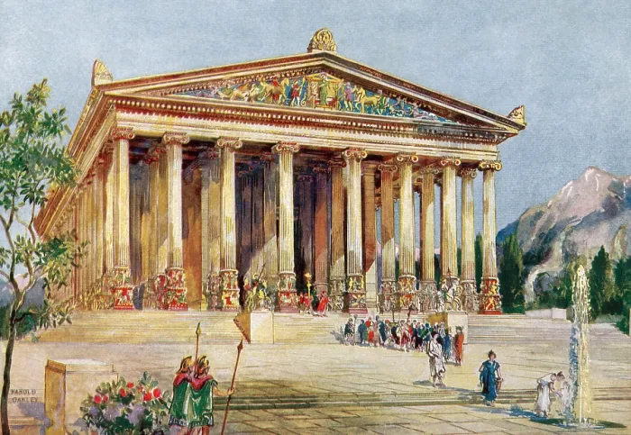 Framed Print : Wonders of the Ancient World, Temple of Artemis