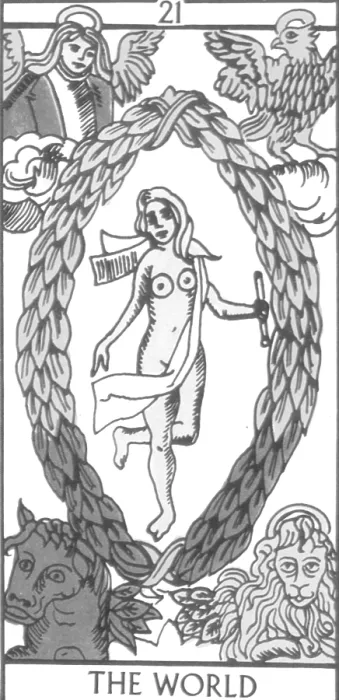 Framed Print : The World, Tarot Card Framed Print : The World, Tarot Card