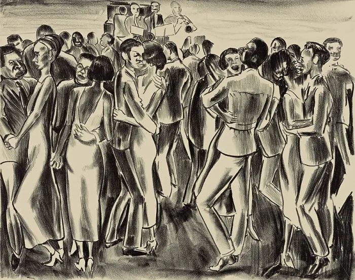 Framed Print : WPA Art, The Savoy