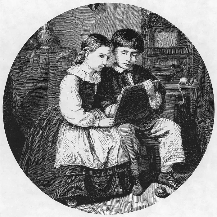 Framed Print : Writing Lesson Framed Print : Writing Lesson