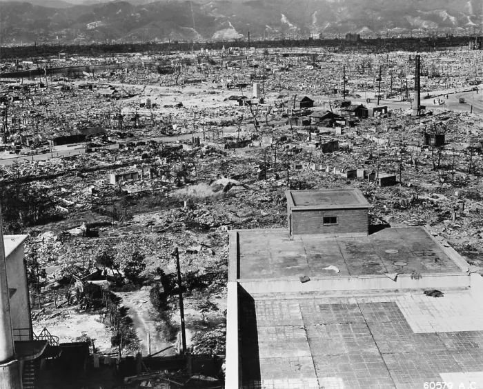 Framed Print : WWII, Hiroshima, Aftermath of Atomic Bomb, 1945 Framed Print : WWII, Hiroshima, Aftermath of Atomic Bomb, 1945