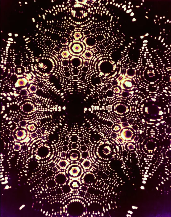 Framed Print : X-Ray Diffraction of Tungsten Tip
