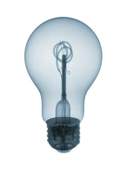 Framed Print : X-Ray of LED Light Bulb Framed Print : X-Ray of LED Light Bulb