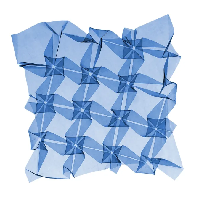 Framed Print : X-ray of Mathematical Origami Framed Print : X-ray of Mathematical Origami