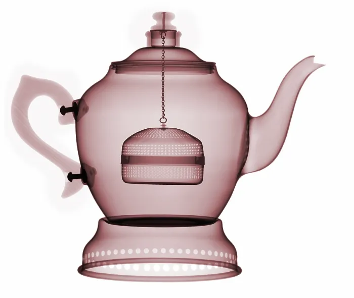 Framed Print : X-Ray of a Tea Pot